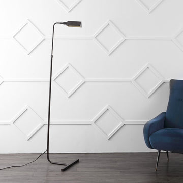 Cotys 66" MidCentury Industrial Metal Adjustable Pharmacy LED Floor Lamp - JONATHAN Y